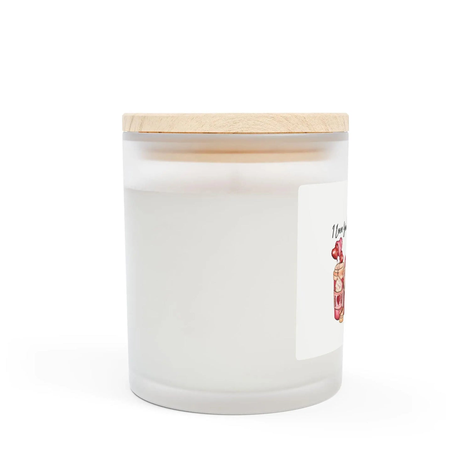 Cute Beary Much Candle | Frosted Glass Candle for Gifts, Home Decor, Romantic Gestures, Valentine&