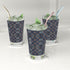 Plaid Design Pint Glass, 16oz - Perfect for Parties, BBQs, Home Bars, Gifts, and Celebrations, Unique Drinkware