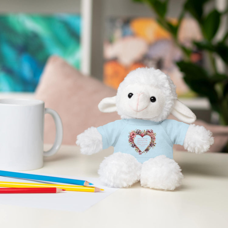 Adorable Stuffed Animal with Heart Tee - Perfect Gift for Kids, Baby Showers, Birthdays, and Holidays