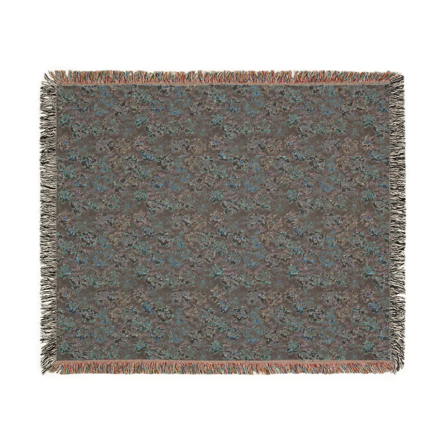 Floral Woven Blanket, Cozy Throw, Boho Home Decor, Perfect for Picnics, Gifts for Her, Warm Layer for All Seasons