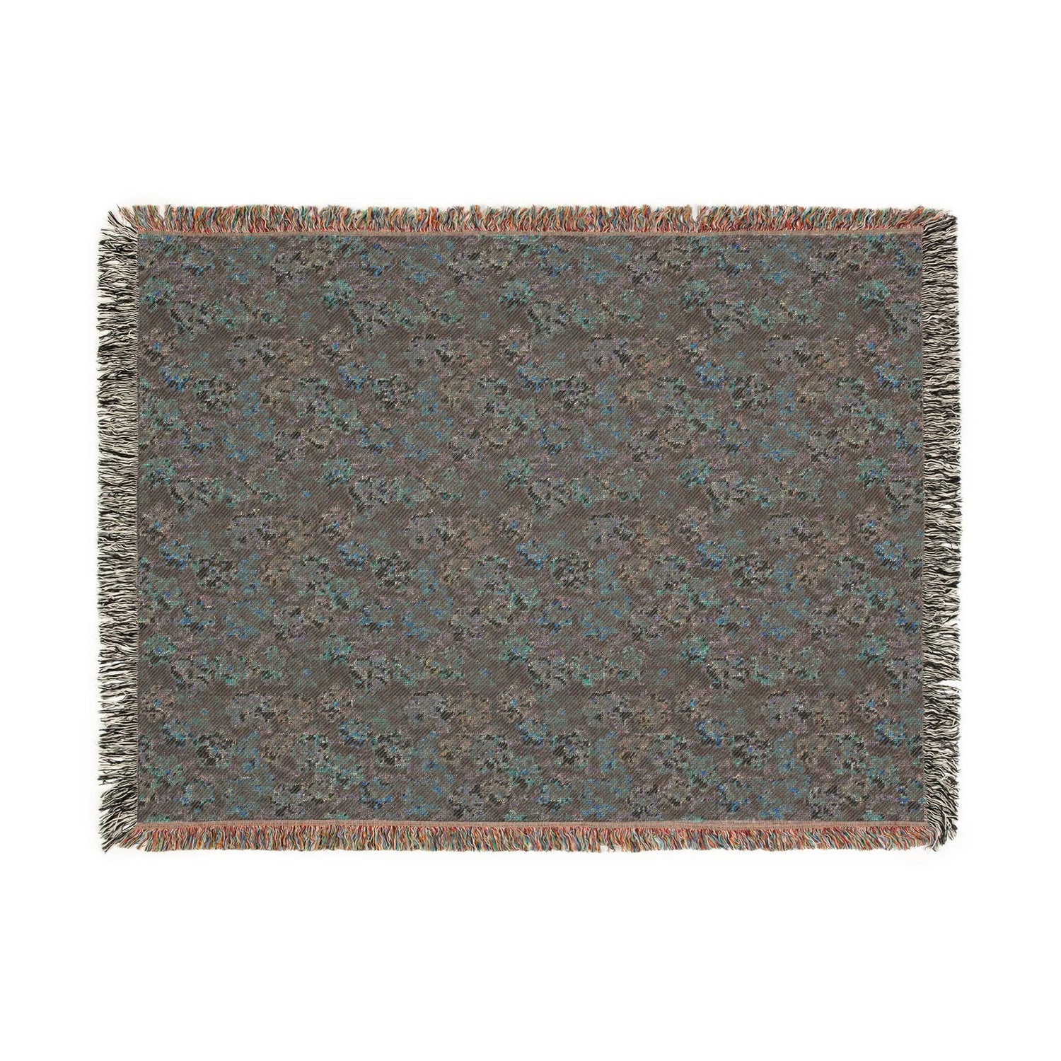 Floral Woven Blanket, Cozy Throw, Boho Home Decor, Perfect for Picnics, Gifts for Her, Warm Layer for All Seasons