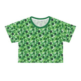 Lucky Clover Crop Tee - St. Patrick&