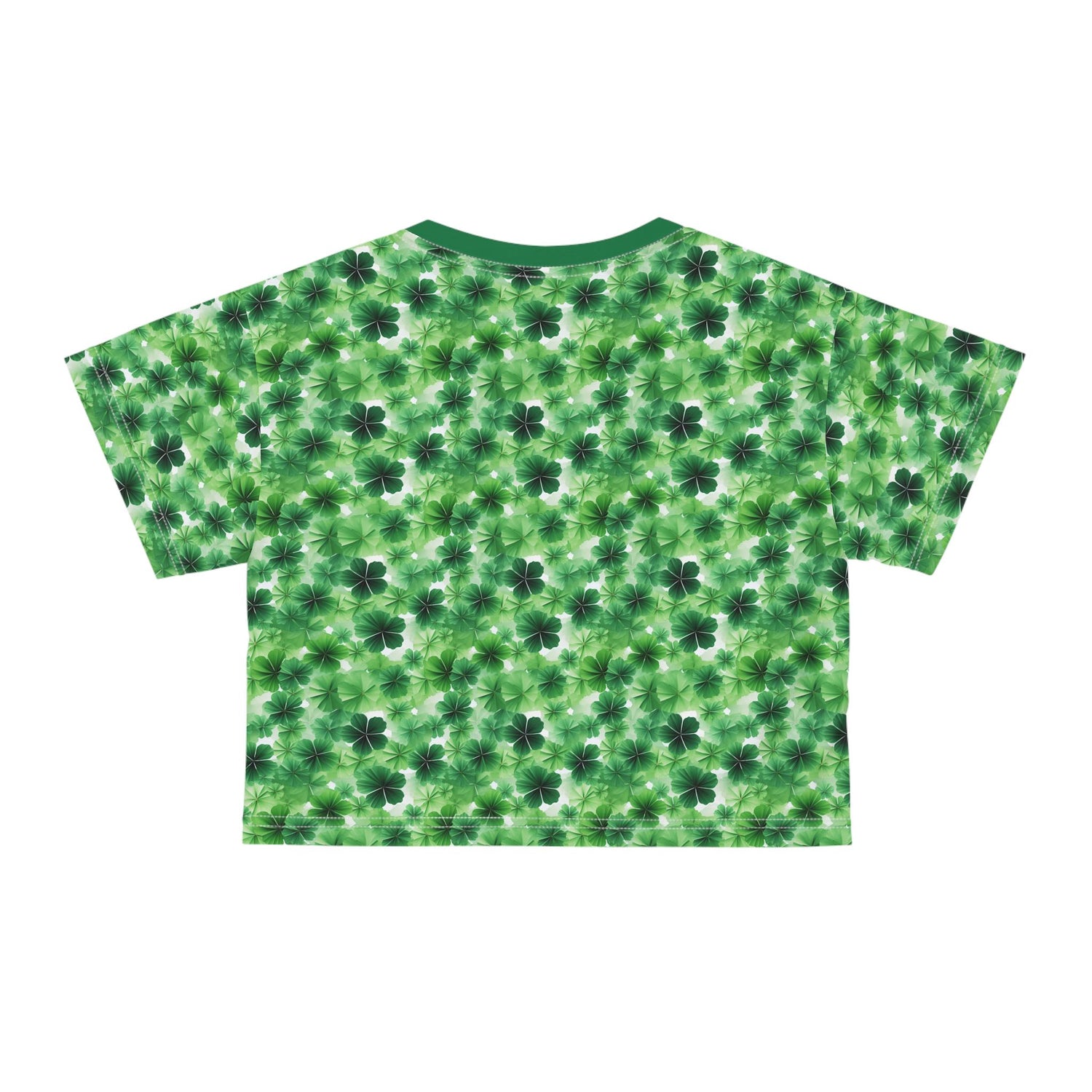 Lucky Clover Crop Tee - St. Patrick&