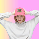 Bad and Boozy Distressed Cap, Perfect for St. Patricks Day, Casual Outings, Gift for Friends, Trendy Fashion Accessory, Unisex hat