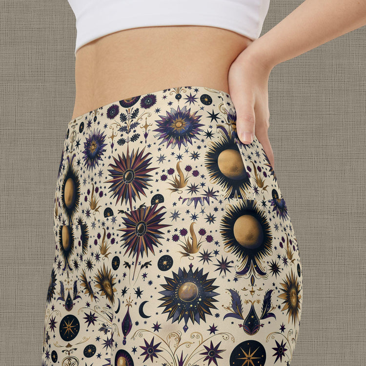 Bohemian Floral Workout Shorts, Comfortable Fitness Shorts, Yoga Bottoms, Activewear for Women, Summer Exercise Gear