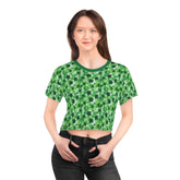 Lucky Clover Crop Tee - St. Patrick&