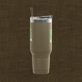 Lucky Charm Insulated Travel Mug, 40oz, Perfect for Coffee Lovers, Eco-Friendly Drinkware, Great Gift for Travelers, Fun Kitchen Accessory,