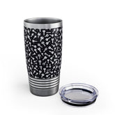 Seemless Keys Pattern Ringneck Tumbler - 20oz, Perfect Gift for Locksmith, Travel Mug, Concert Companion, Drinkware, Fun Design