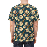 Baseball Print Unisex Tee - Perfect for Sports Lovers, Casual Wear, Gift for Athletes, Summer Outfits, Game Day Apparel