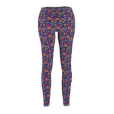 Vibrant Patterned Casual Leggings for Women, Fashion Leggings, Comfortable Wear, Activewear, Yoga Pants, Colorful Outfit