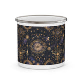 Celestial Enamel Camping Mug - Perfect for Stargazers, Outdoor Lovers, Camping, Coffee, Tea, Gifts