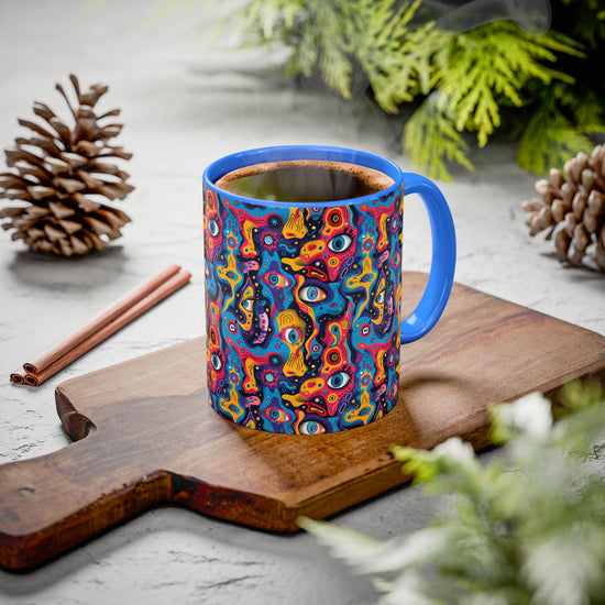 Colorful Psychedelic Mug - Perfect Gift for Art Lovers, Birthday, Home Decor, Coffee Lovers, Unique Kitchenware