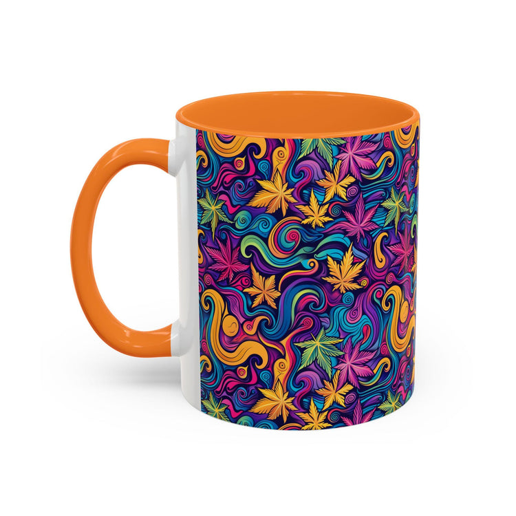 Psychedelic Colorful Mug, Unique Art Coffee Cup, Gift for Tea Lovers, Vibrant Artwork, Cool Home Decor