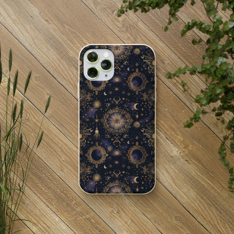 Celestial Biodegradable Phone Cases | Eco-Friendly, Astrology Design, Sustainable Gift, Nature Lovers, Zodiac Decor, Unique Cases