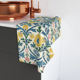 Floral Hand Towel, Vintage Kitchen Towel, Bathroom Decor, Cottagecore Home Design, Gift for Garden Lovers, Spring Decor