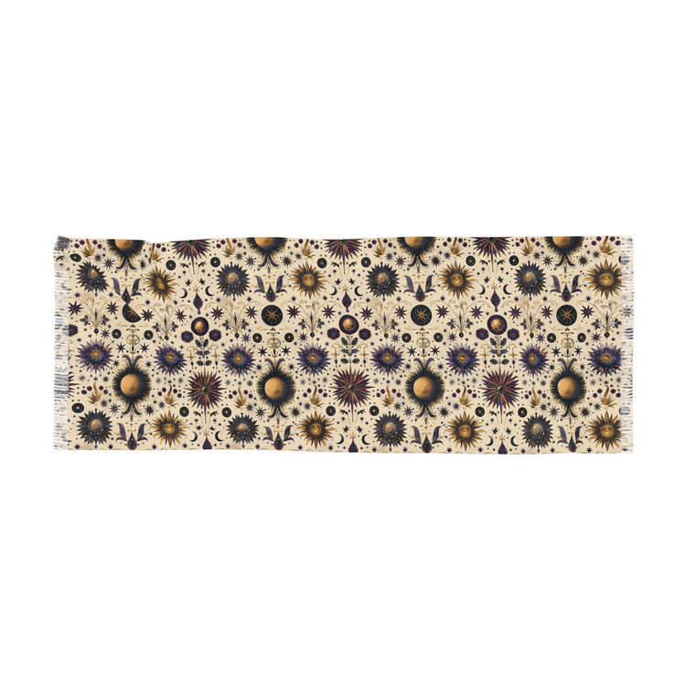 Floral Light Scarf | Boho Chic Accessory for Women | Spring Fashion, Gift for Her, Everyday Wear, Festival Style, Gardening