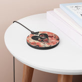 Romantic Floral Wireless Charger, Unique Fast Charger, Valentine&