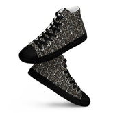Geometrical Mens High-Top Fashion Shoes | Trendy Urban Streetwear Sneakers | Bold & Unique Design | Limited Edition