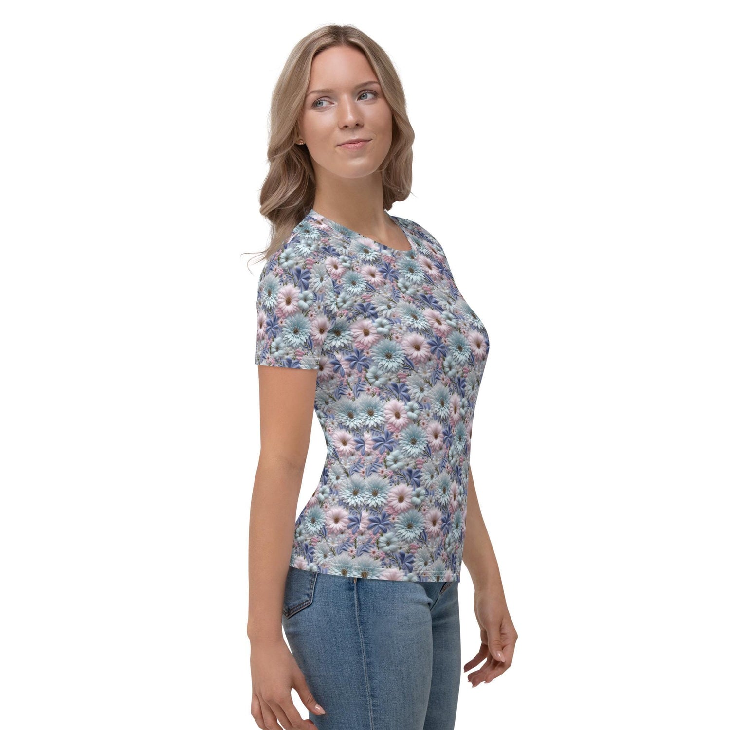 Pretty Spring Floral Pattern Women&