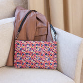 Bright Floral Seamless Pattern Crossbody Bag | Stylish Casual Fashion Bag | Lightweight & Hands-Free | Perfect for Everyday Use