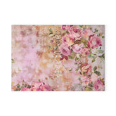 Elegant Floral Glass Cutting Board - Stylish Kitchen Décor, Gift for Home Cooks, Wedding Gift, Unique Housewarming Gift, Vintage