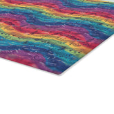 Colorful Musical Notes Glass Cutting Board - Perfect for Musicians, Gift for Music Lovers, Kitchen Decor, Housewarming Gift, Party Essential