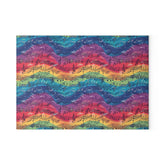 Colorful Musical Notes Glass Cutting Board - Perfect for Musicians, Gift for Music Lovers, Kitchen Decor, Housewarming Gift, Party Essential