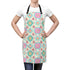 Colorful Floral Apron for Cooking and Baking, Perfect Gift for Foodie, Gardening, Housewarming, Mothers Day, Kitchen Decor