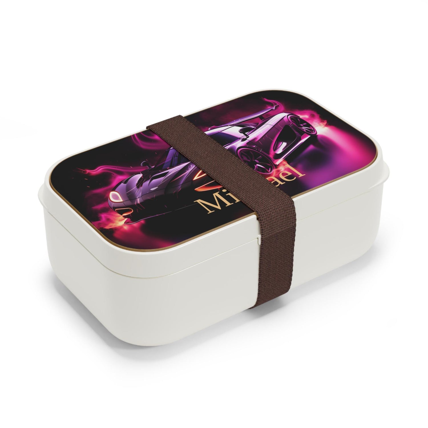 Personalized Bento Lunch Box for Kids, Stylish Car Design for School, Unique Gift, Meal Prep Container, Custom Lunch Box