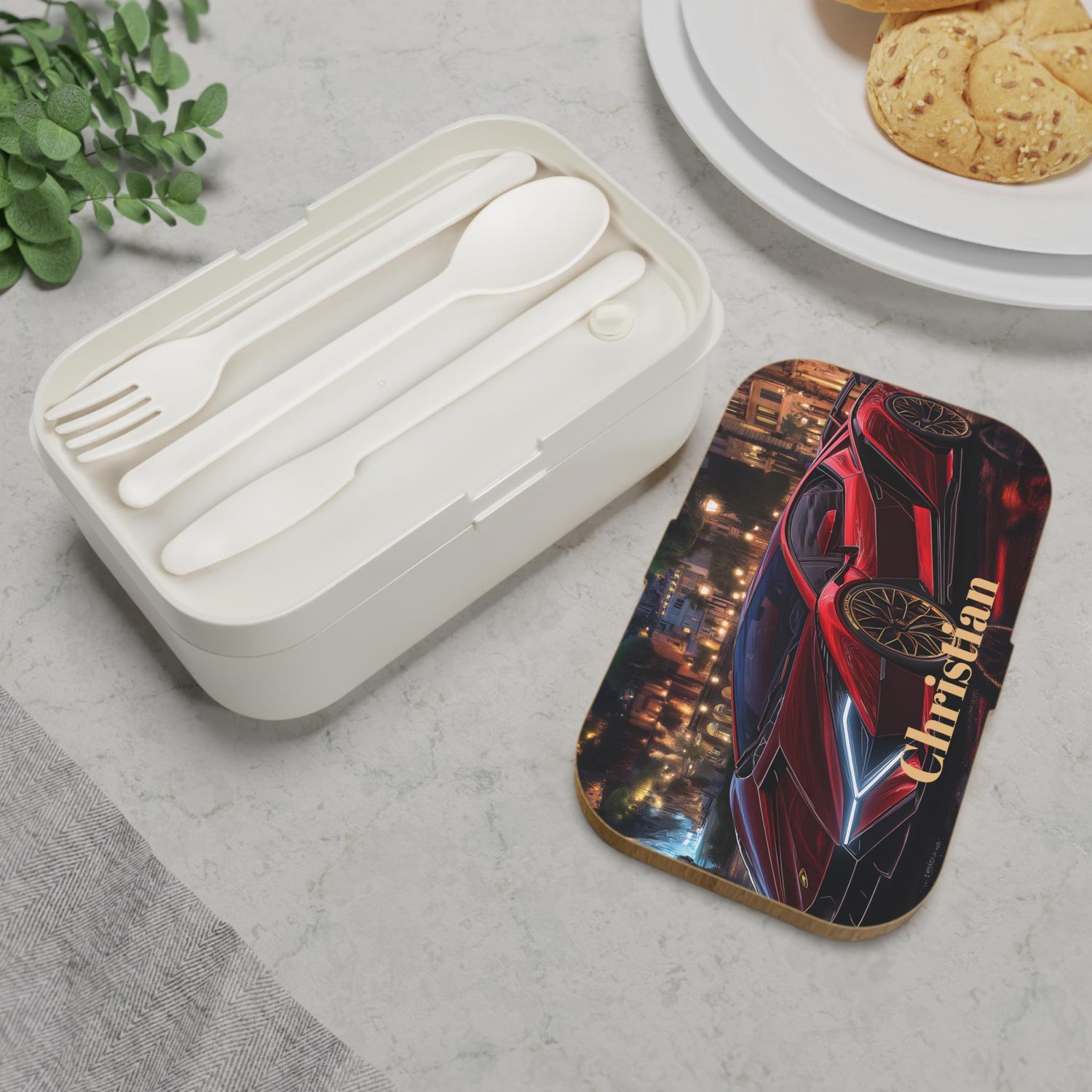 Personalized Bento Lunch Box for Boys, Custom Kids Lunch Container, Car Design Lunch Box, Perfect for School, Back to School Gift,