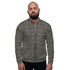 Men’s Geometric All-Over Pattern Bomber Jacket – Stylish & Trendy Streetwear Jacket for Modern Men – Fashionable Outerwear