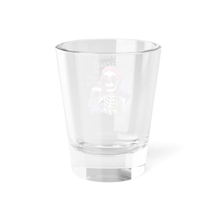 Sassy Skeleton Shot Glass, Fun Cocktail Accessory, Perfect for Parties, Halloween, Birthdays, Celebrations, Gift Idea