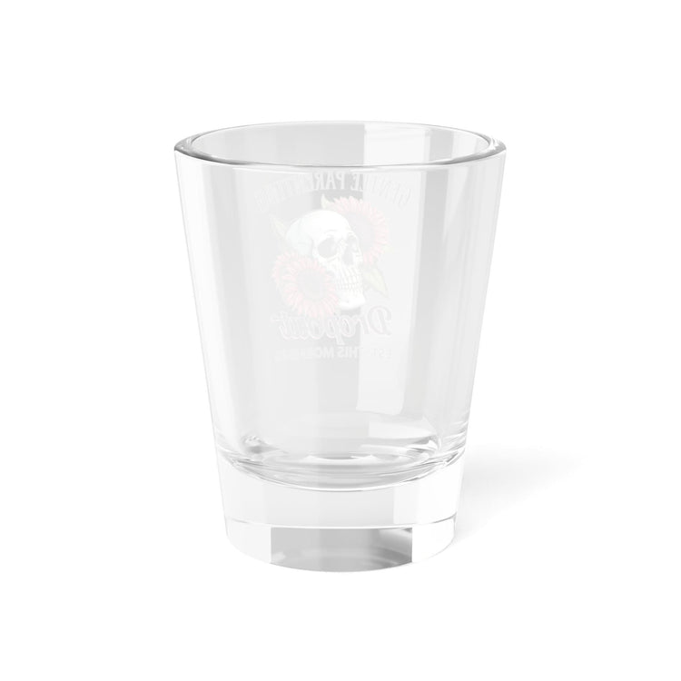 Gentle Parenting Dropout Shot Glass | Fun Gift for New Parents, Unique Barware, Home Decor, Party Favor, Baby Shower