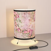 Floral Tripod Lamp, Elegant Home Decor, Vintage Style Lighting, Boho Chic Design, Perfect for Living Room, Bedroom, Gift Idea