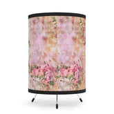 Floral Tripod Lamp, Elegant Home Decor, Vintage Style Lighting, Boho Chic Design, Perfect for Living Room, Bedroom, Gift Idea