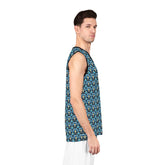 Floral Pattern Basketball Jersey, Trendy Sportswear, Unisex Activewear, Summer Fashion, Perfect for Athletes or Fans