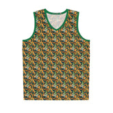 Vibrant Mesh Basketball Jersey, Sports Team Apparel, Summer Activities, Unique Gift for Athletes, Casual Style, Gym Wear