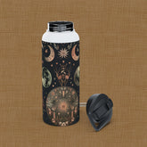 Botanical Print Stainless Steel Water Bottle, Eco-Friendly Drinkware, Floral Design, Outdoors Adventure, Travel Mug, Gift for Nature Lovers