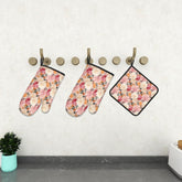 Floral Oven Mitts and Pot Holders Sets (3pcs), Kitchen Designs, Kitchenware, Kitchen Decor, Designer Kitchen