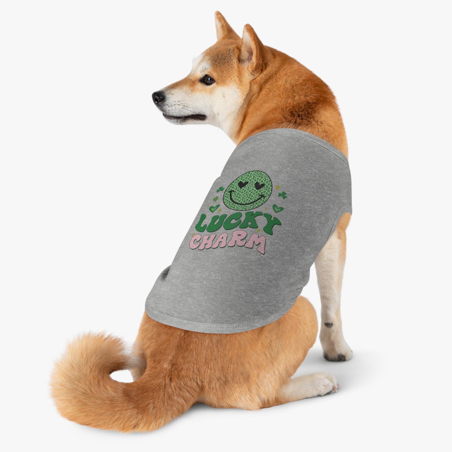 Lucky Charm Pet Tank Top, Dog Shirt, Cat Apparel, Cute Pet Clothing, St. Patrick&
