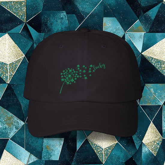Lucky Dandelion Classic Dad Cap, Casual Hat for Outdoors, Perfect Gift for Dads, Trendy Everyday Wear, Refreshing Summer Accessory