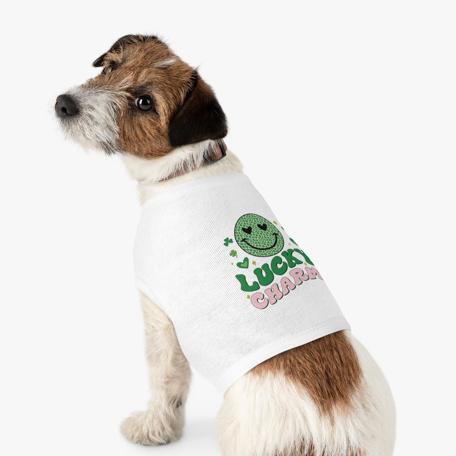 Lucky Charm Pet Tank Top, Dog Shirt, Cat Apparel, Cute Pet Clothing, St. Patrick&