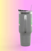 Lucky Charm Insulated Travel Mug, 40oz, Perfect for Coffee Lovers, Eco-Friendly Drinkware, Great Gift for Travelers, Fun Kitchen Accessory,