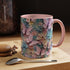 Floral Accent Coffee Mug, Vibrant 3D Butterfly Design, Gift for Nature Lovers, Mother&