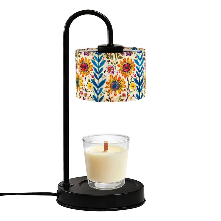 Candle Warmer Lamp, Floral Stylish small bedroom office decorative candle lamp, great unique gift