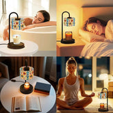 Candle Warmer Lamp, Floral Stylish small bedroom office decorative candle lamp, great unique gift