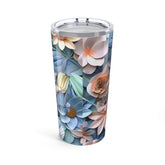 Floral Tumbler 20oz | Stylish Insulated Drinkware with Flower Design, Perfect for Gifts, Summer Picnics, Home & Office