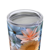 Floral Tumbler 20oz | Stylish Insulated Drinkware with Flower Design, Perfect for Gifts, Summer Picnics, Home & Office
