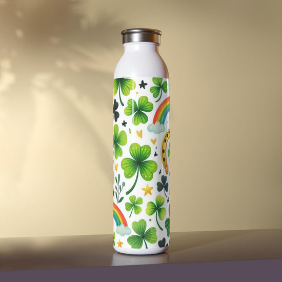 Sleek St. Patricks Day Water Bottle | Stylish Hydration, Fitness Gift, Modern Design, Trendy Drinkware, Eco-friendly Bottle