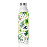 Sleek St. Patricks Day Water Bottle | Stylish Hydration, Fitness Gift, Modern Design, Trendy Drinkware, Eco-friendly Bottle